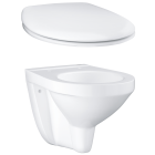 Унитаз подвесной GROHE Bau Ceramic с сиденьем (NW0104)