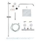 Душевая система GROHE Euphoria System 230 с термостатом для душа, хром (26187000)