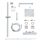 Душевая система GROHE Euphoria Cube System 230 с термостатом для душа, хром (26087000)