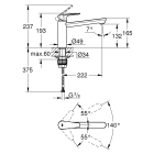 Смеситель для кухни GROHE BauEdge, хром (31693000)