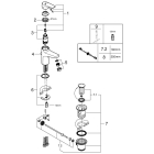 Смеситель для раковины GROHE Start Flow, хром (23809000)