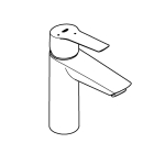 Смеситель для раковины GROHE Start QuickFix с нажимным донным клапаном, M-Size, хром (23746002)