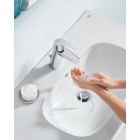 Смеситель для раковины GROHE Start со средним изливом, донный клапан, хром (23455000)