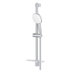 Душевой гарнитур GROHE Tempesta Cube 110 с мыльницей, 3 режима струи, душевая штанга 600 мм, 13,5 л/мин, хром (27929003)