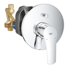 Готовый комплект для ванны GROHE Eurosmart скрытого монтажа, с ручным и верхним душем, хром (NB0062)