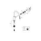 Смеситель для кухни GROHE Eurosmart Cosmopolitan, хром (32843002)