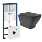 Комплект инсталляции GROHE Rapid SL 38775001 с унитазом Aqueduto ESTETA EST0140 и сиденьем с микролифтом (NW0245)