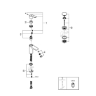 Смеситель для раковины GROHE Eurosmart, S-size, хром (23988003)