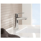Смеситель для раковины GROHE Start Edge с донным клапаном, хром (23342000)