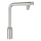 Смеситель для кухни GROHE Minta SmartControl с вытяжным изливом 2jet, суперсталь (31889DC0)