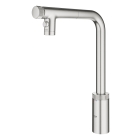 Смеситель для кухни GROHE Minta SmartControl с вытяжным изливом 2jet, суперсталь (31889DC0)