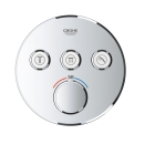 Внешняя часть термостата для ванны и душа GROHE Grohtherm SmartControl на 3 потребителя, хром (29121000)