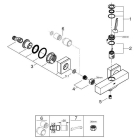 Смеситель для душа GROHE Eurocube Joy, хром (23665000)