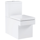 Унитаз напольный с бачком и сиденьем с микролифтом GROHE Cube Ceramic, альпин-белый (NW0037)