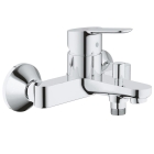 Комплект смесителей GROHE Start Edge для раковины, ванны с душевым гарнитуром, хром (120210)