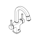 Смеситель для раковины GROHE Grandera, L-size, хром/золото (21107IG0)