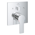 Внешняя часть смесителя для ванны GROHE Allure скрытого монтажа на 3 потребителя, квадратная, хром (29176001)