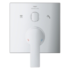 Внешняя часть смесителя для ванны GROHE Allure скрытого монтажа на 3 потребителя, квадратная, хром (29176001)
