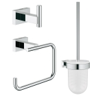 Набор аксессуаров 3 в 1, GROHE Essentials Cube, хром, (40757001)