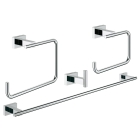 Набор аксессуаров GROHE Essentials Cube (4 предмета), хром (40778001)