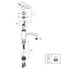 Смеситель для кухни GROHE Eurosmart, хром (30506000)