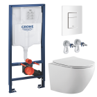 Комплект инсталляции GROHE Rapid SL 38772SH0 с унитазом Aquatek ЕВРОПА AQ1901-00 и сиденьем с микролифтом (NW0252)