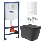 Комплект инсталляции GROHE Rapid SL 38772SH0 с унитазом Aqueduto MACIO Plus MACТ0240 и сиденьем с микролифтом (NW0224)