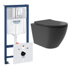 Комплект инсталляции GROHE Rapid SL 38775001 с унитазом Aqueduto OVO Plus OVOT0240 и сиденьем с микролифтом (NW0242)