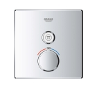 Внешняя часть термостата для душа GROHE Grohtherm SmartControl на 1 потребителя, хром (29123000)