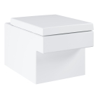 Унитаз подвесной с сиденьем с микролифтом GROHE Cube Ceramic, альпин-белый (NW0038)