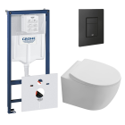 Комплект инсталляции GROHE Solido 38811KF0 с унитазом Aquatek СИРИУС AQ1582T-00 и сиденьем с микролифтом (NW0332)