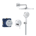 Душевая система GROHE Essence со смесителем для ванны, хром (25287000)