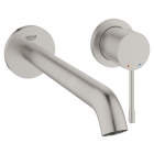 Внешняя часть смесителя для раковины GROHE Essence на 2 отверстия, L-Size, суперсталь (19967DC1)