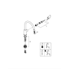 Смеситель для кухни GROHE BauEdge, хром (31233001)