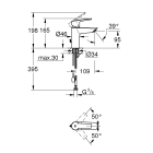 Смеситель для раковины GROHE Start, S-size, хром (32277002)