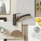 Смеситель для кухни GROHE Start c вытяжным изливом 2jet, черный (303072431)