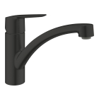 Смеситель для кухни GROHE Start c низким поворотным изливом, матовый черный (324412432)
