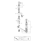 Смеситель для раковины GROHE Start Edge с донным клапаном, M-Size, хром (23774000)