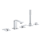 Смеситель для ванны GROHE Allure двухвентильный, на 5 отверстий, на край ванны, хром (25221001)