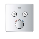 Внешняя часть термостата для ванны и душа GROHE Grohtherm SmartControl на 2 потребителя, хром (29124000)