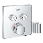 Внешняя часть термостата для ванны и душа GROHE Grohtherm SmartControl на 2 потребителя, хром (29125000)