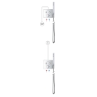 Внешняя часть термостата для ванны и душа GROHE Grohtherm SmartControl на 2 потребителя, хром (29125000)