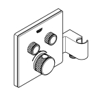 Внешняя часть термостата для ванны и душа GROHE Grohtherm SmartControl на 2 потребителя, хром (29125000)
