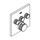 Внешняя часть термостата для ванны и душа GROHE Grohtherm SmartControl на 3 потребителя, хром (29126000)