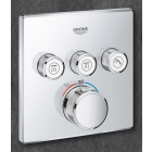 Внешняя часть термостата для ванны и душа GROHE Grohtherm SmartControl на 3 потребителя, хром (29126000)
