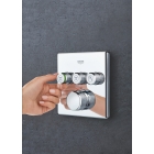 Внешняя часть термостата для ванны и душа GROHE Grohtherm SmartControl на 3 потребителя, хром (29126000)