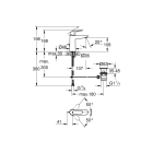 Набор для ванны GROHE BauEdge, хром, (NB0074)