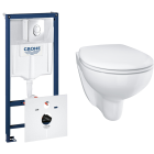 Комплект инсталляции GROHE Bau Ceramic с унитазом и сиденьем (NW0122)