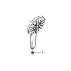 Ручной душ GROHE Rainshower SmartActive 130, 3 режима, темный графит матовый (26574AL0)