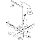 Душевая система GROHE Power&Soul Cosmopolitan с термостатом для ванны, хром (27907000)